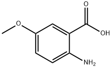estrutura 2-Amino-5-methoxybenzoic ácida