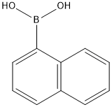 estrutura 1-Naphthylboronic ácida