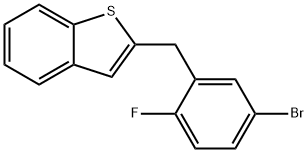Thiophene [b] Benzo, [(5-broMo-2-fluorophenyl) metílicos] - estrutura 2