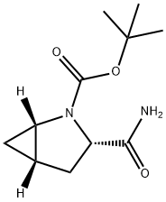 (1S, 3S, 5S) - 3 (Aminocarbonyl) - estrutura tert-butílica ácida do éster de 2-azabicyclo [3.1.0] hexane-2-carboxylic