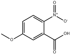 estrutura 5-Methoxy-2-nitrobenzoic ácida