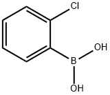 estrutura 2-Chlorophenylboronic ácida