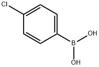 estrutura 4-Chlorophenylboronic ácida