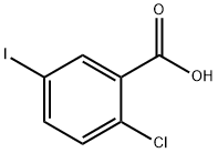 estrutura 2-Chloro-5-iodobenzoic ácida